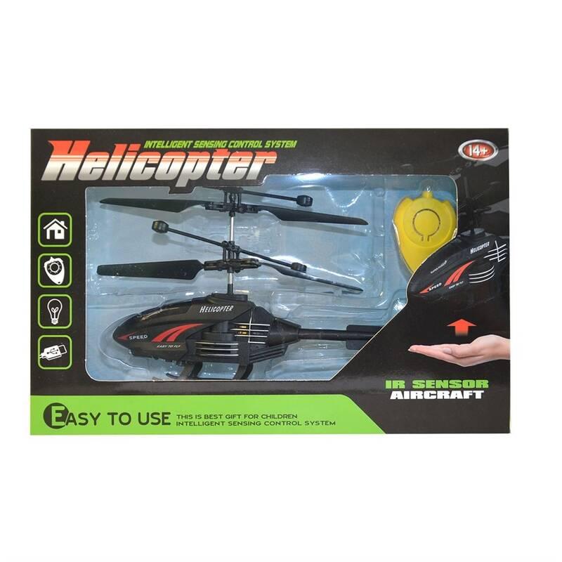 RC vrtulník MaDe ovládaný rukou