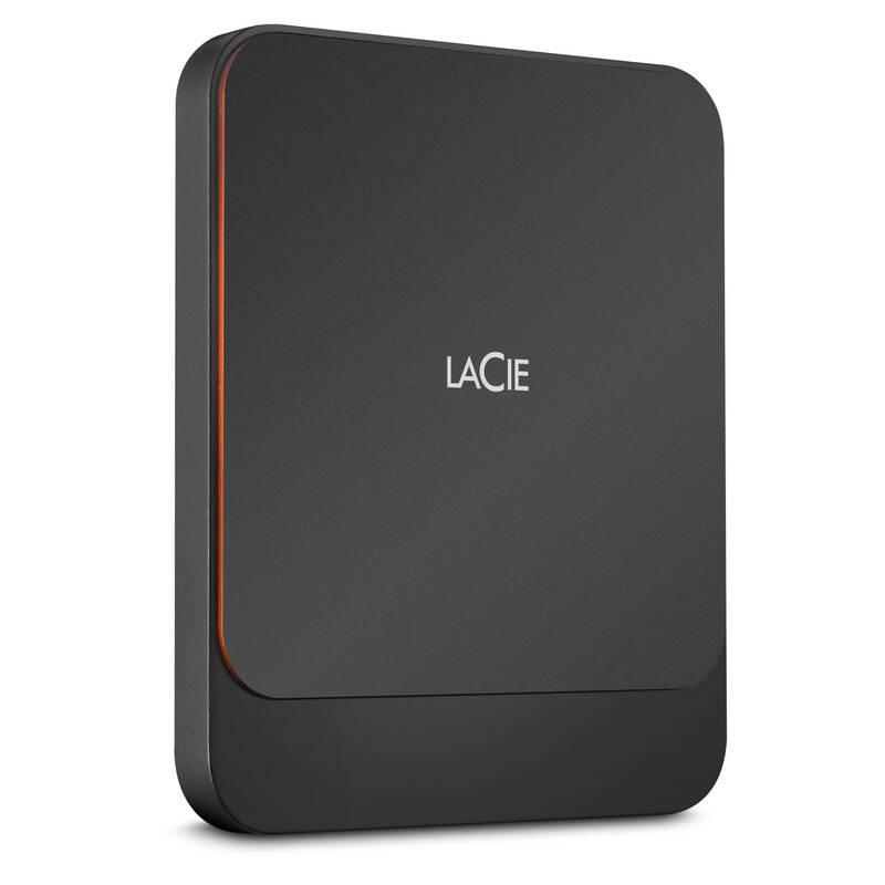 SSD externí Lacie Portable 2TB, USB-C černý