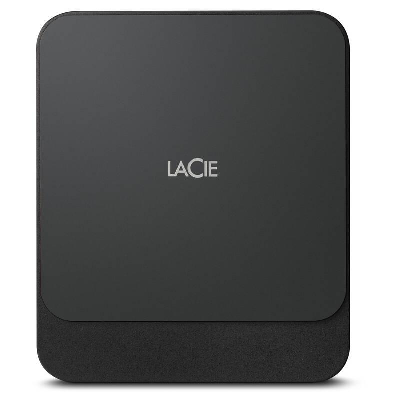 SSD externí Lacie Portable 2TB, USB-C černý