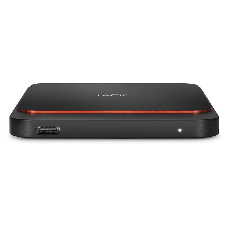 SSD externí Lacie Portable 2TB, USB-C černý