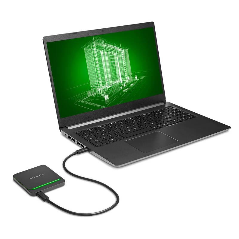 SSD externí Seagate BarraCuda Fast 500GB, USB-C černý