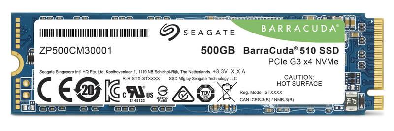 SSD Seagate BarraCuda 510 NVMe M.2 500GB