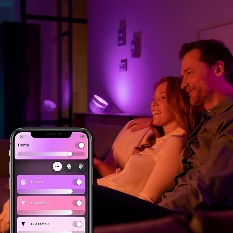 Stolní LED lampička Philips Hue Iris Bluetooth bílá