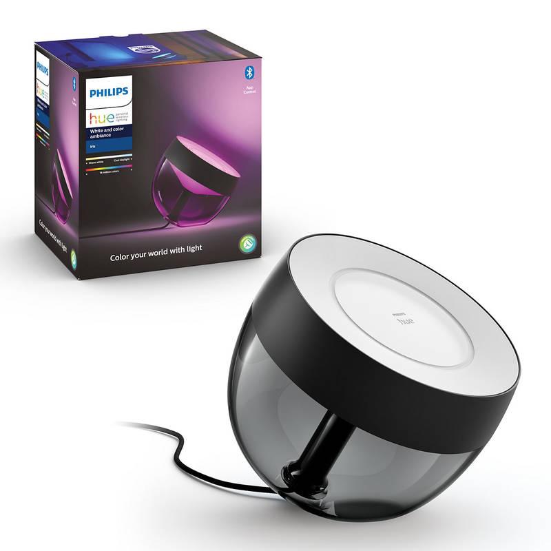 Stolní LED lampička Philips Hue Iris Bluetooth černá