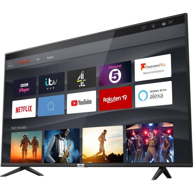 Televize TCL 50P610 černá, Televize, TCL, 50P610, černá