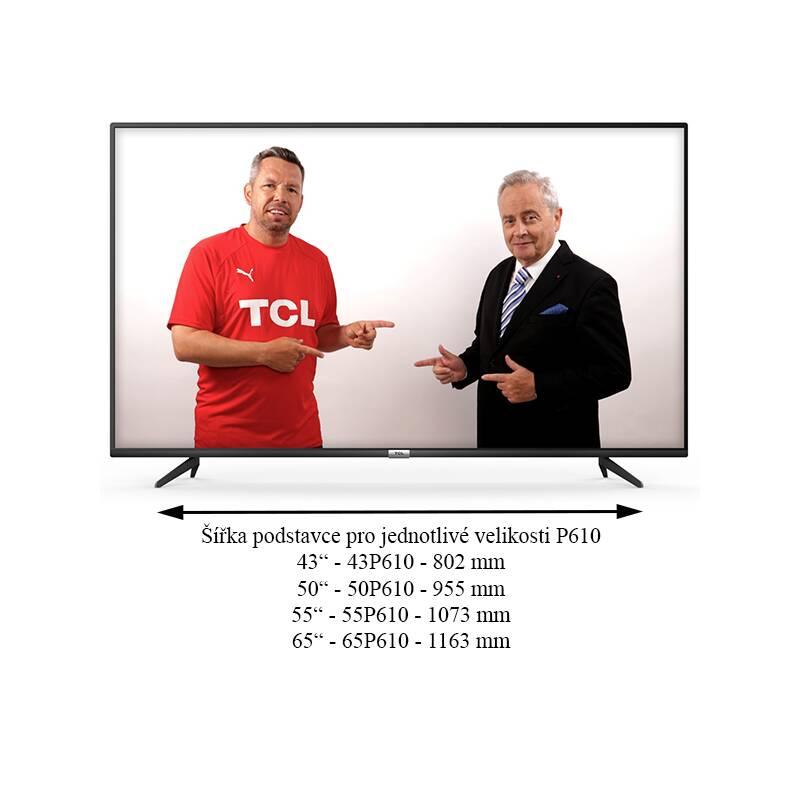 Televize TCL 50P610 černá, Televize, TCL, 50P610, černá