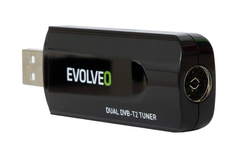 TV tuner Evolveo Venus T2, 2x HD DVB-T2 USB