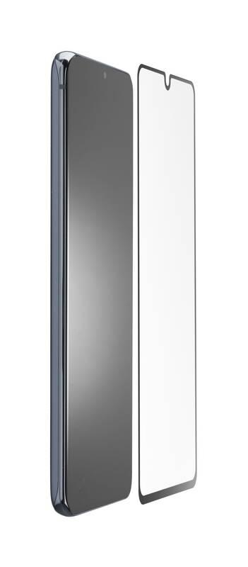 Tvrzené sklo CellularLine Antibiom na Samsung Galaxy A41 černé