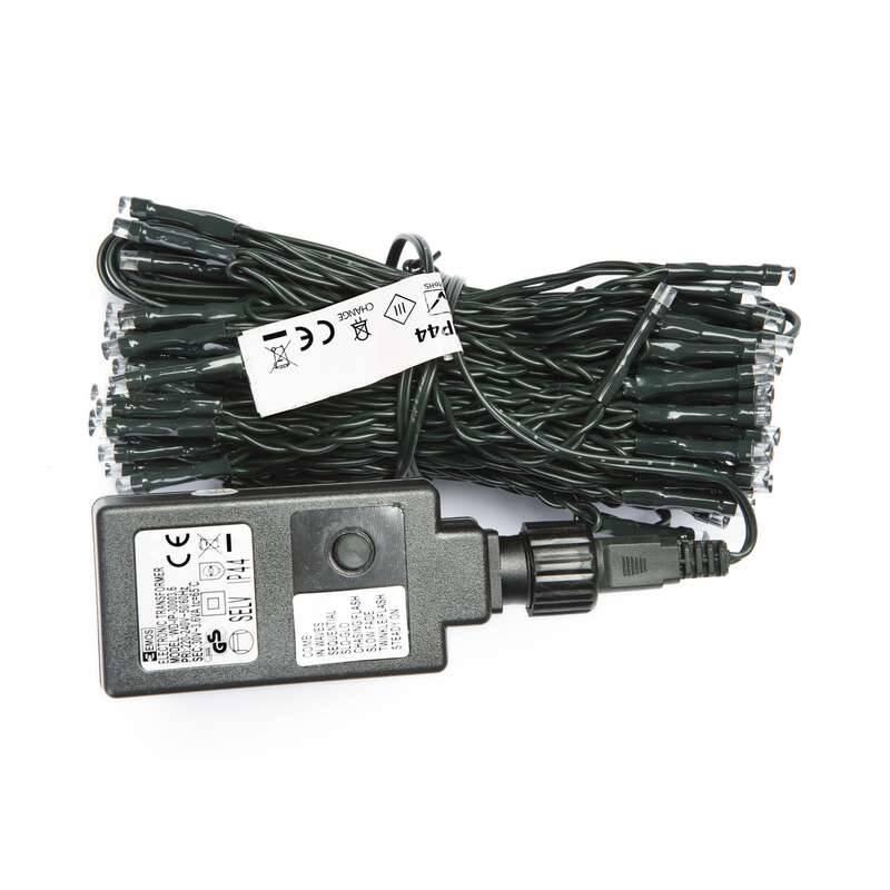 Vánoční osvětlení EMOS 80 LED, řetěz, 8m, studená bílá, programy