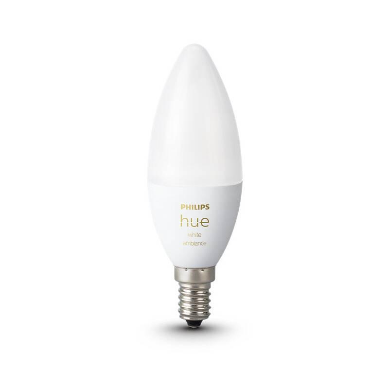 Žárovka LED Philips Hue Bluetooth, 6W, E14, White Ambiance