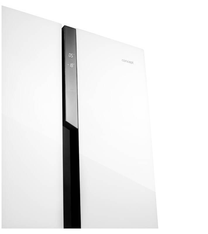 Americká lednice Concept LA7383wh bílá