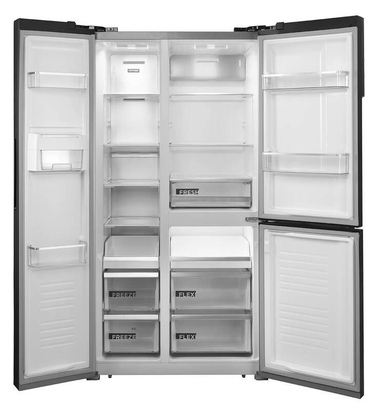 Americká lednice Concept TITANIA LA7791ds nerez