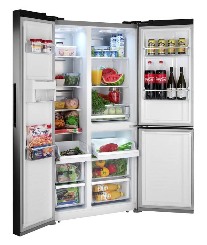 Americká lednice Concept TITANIA LA7791ds nerez