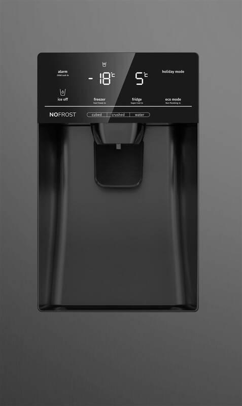 Americká lednice Gorenje NRS9182VB černá