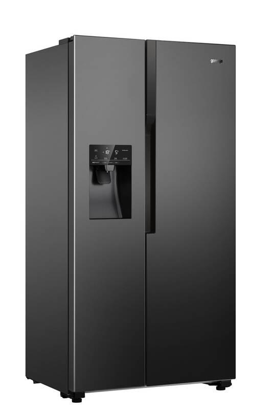 Americká lednice Gorenje NRS9182VB černá