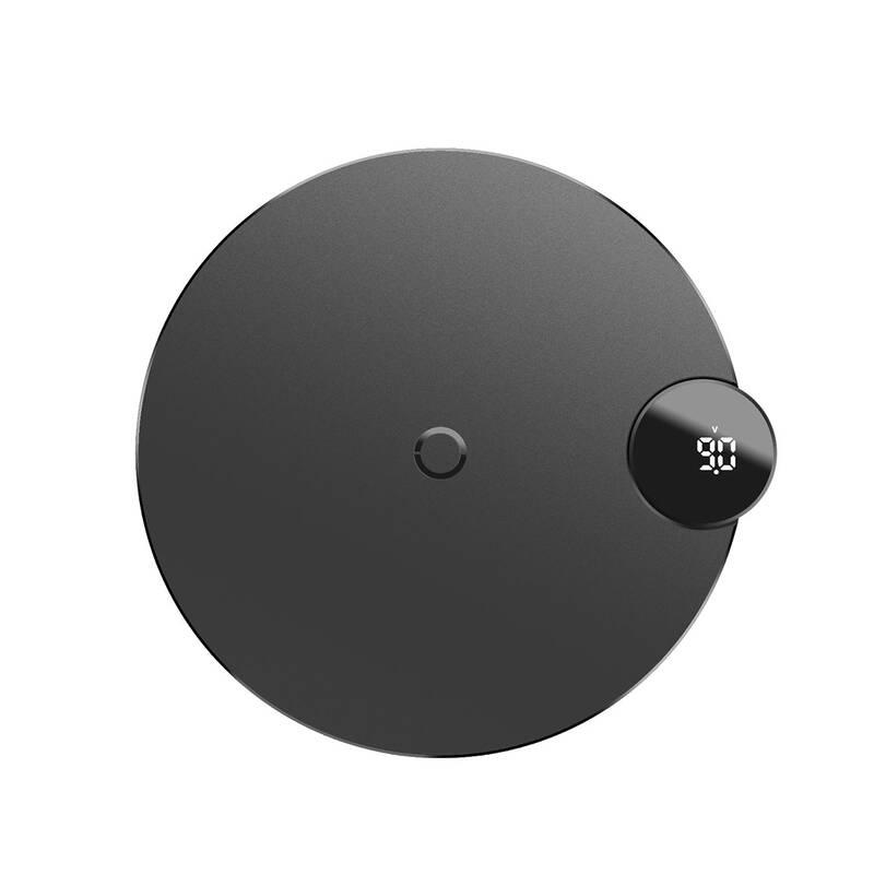 Bezdrátová nabíječka Baseus Digital LED Display 10W černá