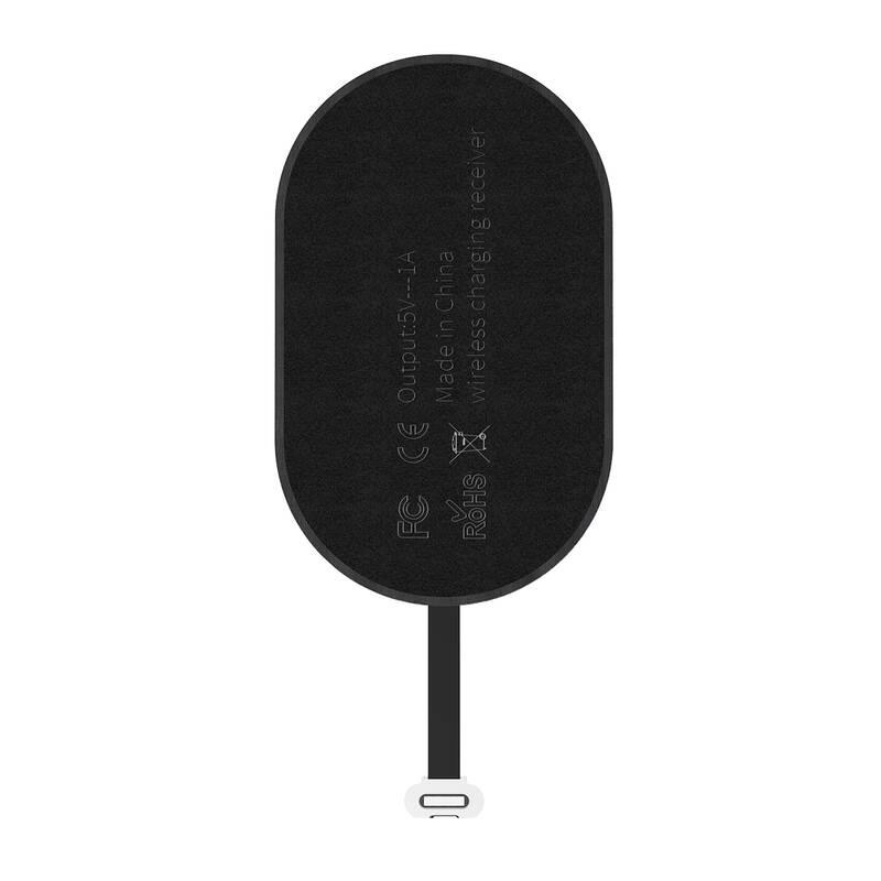 Bezdrátová nabíječka Baseus Receiver Microfiber, Micro USB béžová