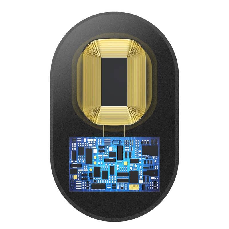 Bezdrátová nabíječka Baseus Receiver Microfiber, Micro USB béžová