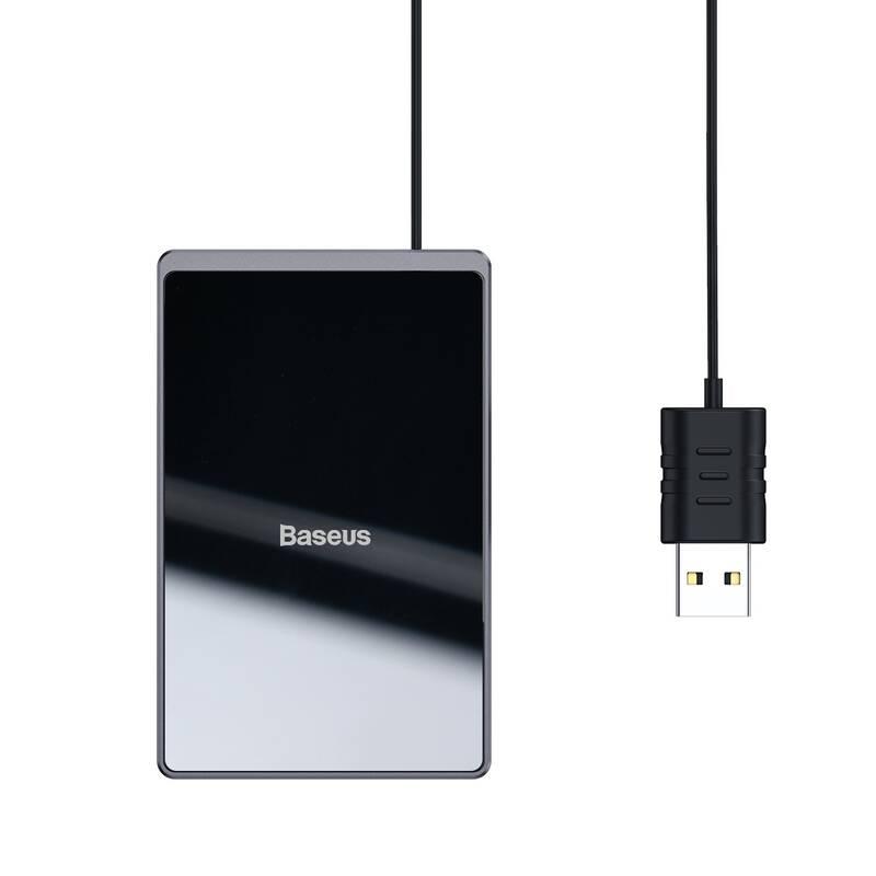 Bezdrátová nabíječka Baseus Ultra-thin Card 15W černá