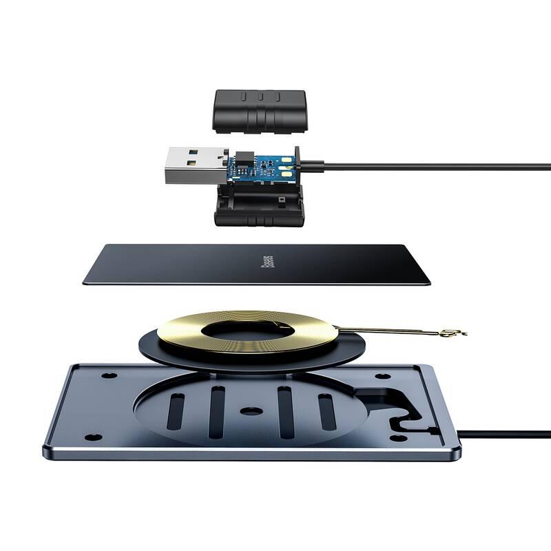 Bezdrátová nabíječka Baseus Ultra-thin Card 15W černá