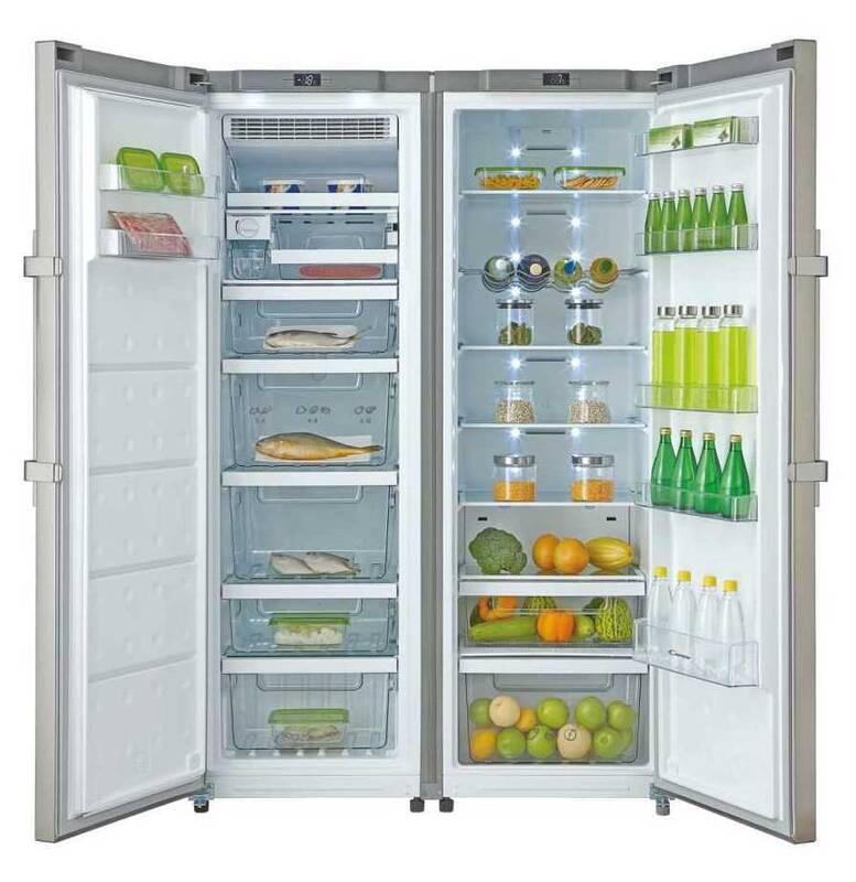 Chladnička Candy CLF 1864 XM nerez