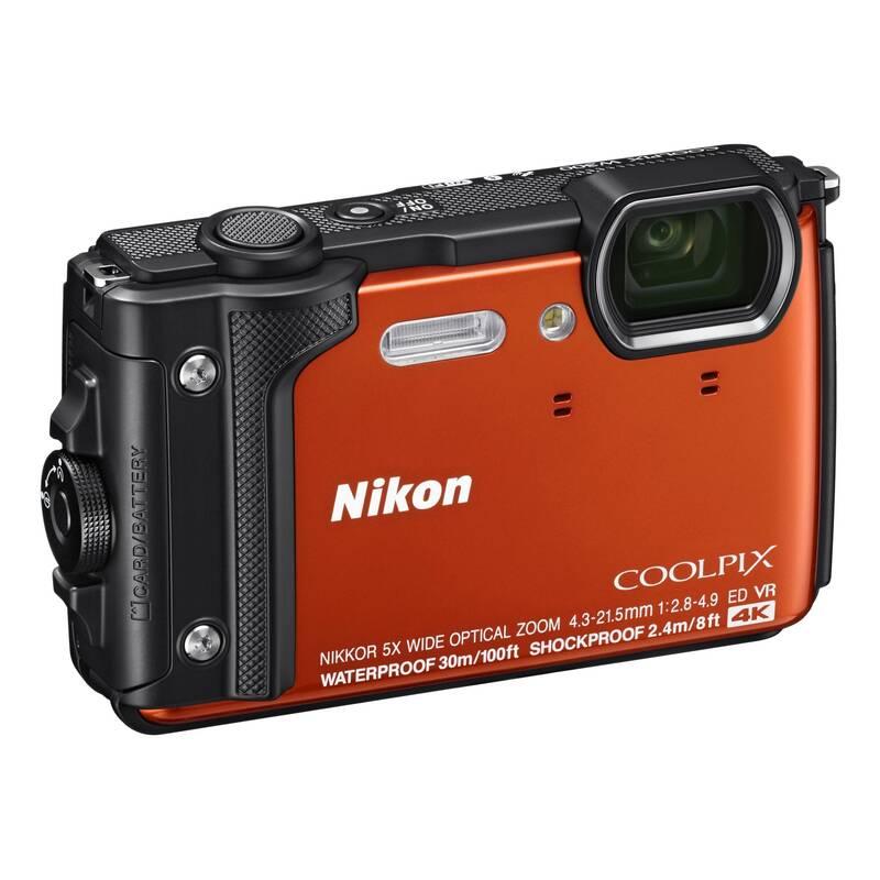 Digitální fotoaparát Nikon Coolpix W300 2 v 1 plovoucí popruh oranžový