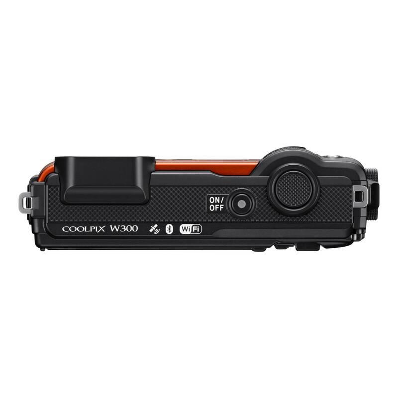 Digitální fotoaparát Nikon Coolpix W300 2 v 1 plovoucí popruh oranžový, Digitální, fotoaparát, Nikon, Coolpix, W300, 2, v, 1, plovoucí, popruh, oranžový
