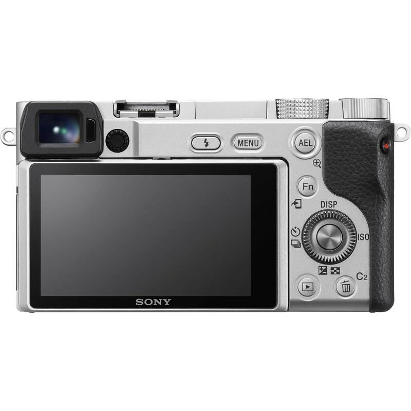 Digitální fotoaparát Sony Alpha 6100 16-50 stříbrný, Digitální, fotoaparát, Sony, Alpha, 6100, 16-50, stříbrný