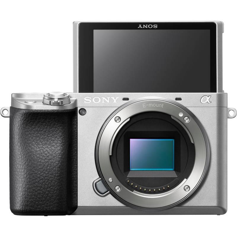 Digitální fotoaparát Sony Alpha 6100 16-50 stříbrný, Digitální, fotoaparát, Sony, Alpha, 6100, 16-50, stříbrný