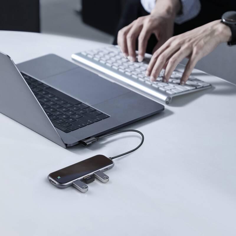 Dokovací stanice Baseus USB-C 3x USB 3.0, HDMI, USB-C PD