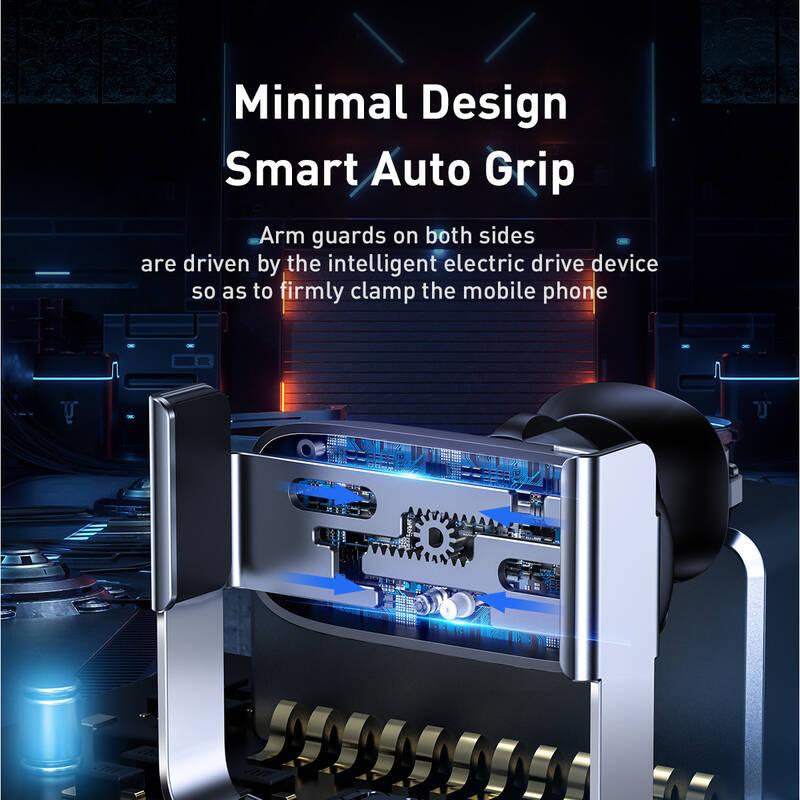 Držák na mobil Baseus Mini Electric Phone holder černý