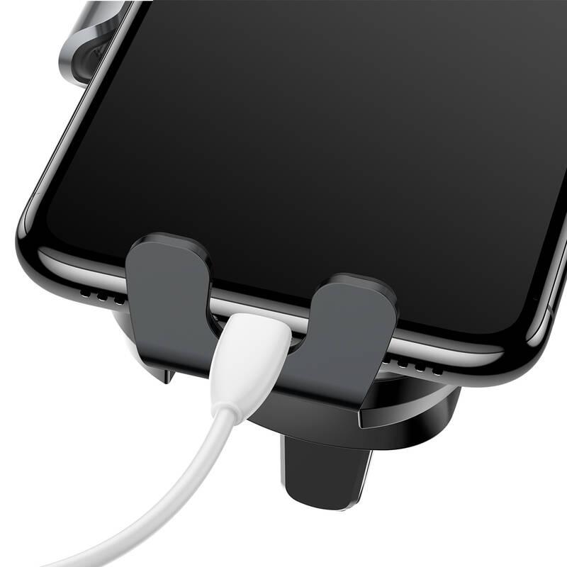Držák na mobil Baseus Smart Gravity Phone holder Air Vent černý