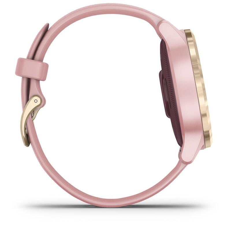 GPS hodinky Garmin vívoactive4S LightGold Pink