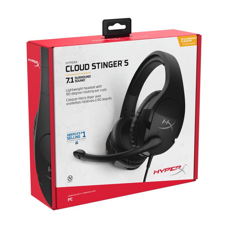 Headset HyperX Cloud Stinger S 7.1 černý