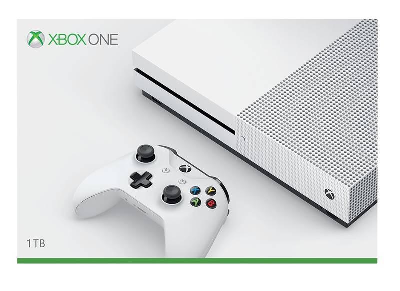 Herní konzole Microsoft Xbox One S 1 TB bílá