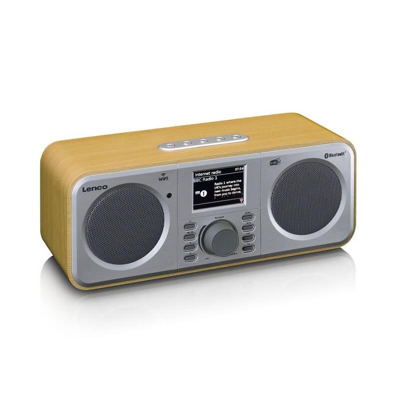 Internetový radiopřijímač Lenco DIR-140 dřevo