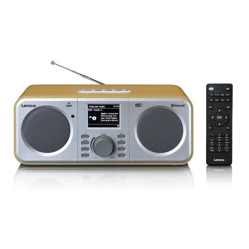 Internetový radiopřijímač Lenco DIR-140 dřevo