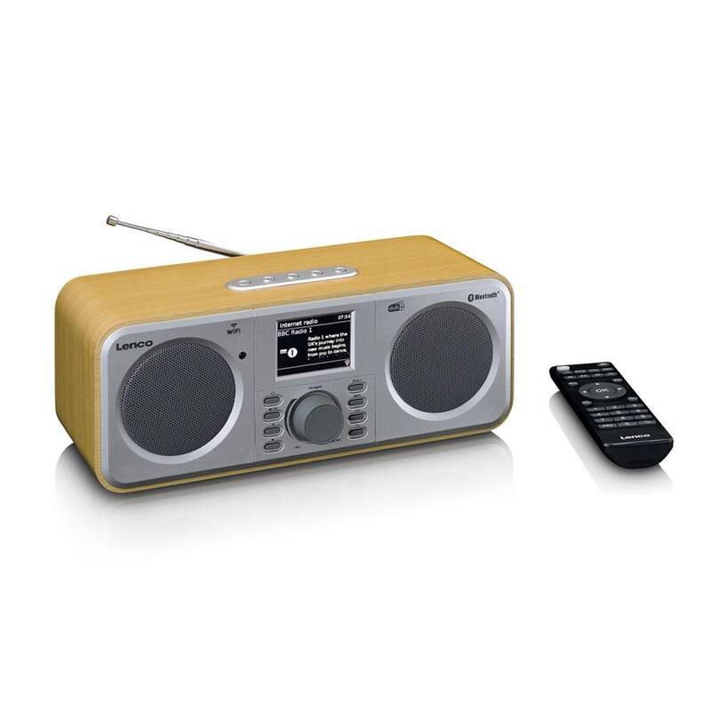 Internetový radiopřijímač Lenco DIR-140 dřevo