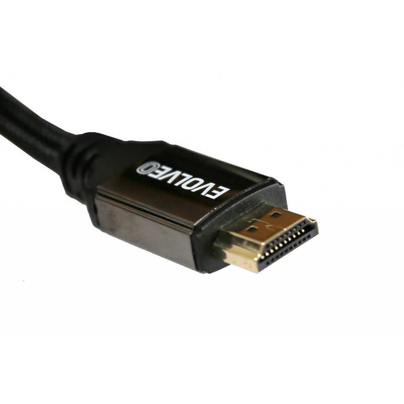 Kabel Evolveo HDMI 2.1, 8K Ultra HD, 4K, 2K a FHD, 2m černý, Kabel, Evolveo, HDMI, 2.1, 8K, Ultra, HD, 4K, 2K, a, FHD, 2m, černý