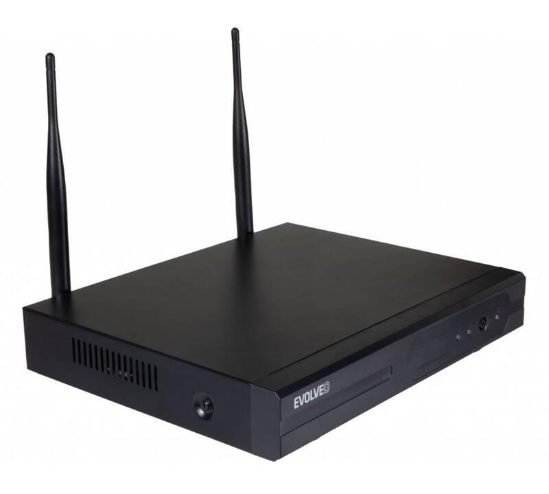 Kamerový systém Evolveo Detective WN8, bezdrátový NVR černá