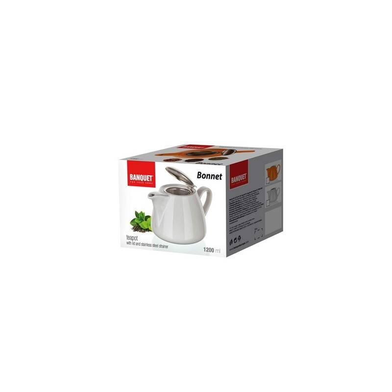 Konvice na čaj a kávu BANQUET BONNET 60GSSFYT138LW