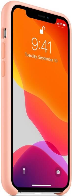 Kryt na mobil Apple Silicone Case pro iPhone 11 Pro - grepově růžový