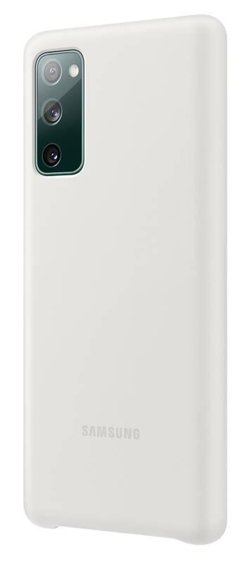 Kryt na mobil Samsung Silicone Cover na Galaxy S20 FE bílý