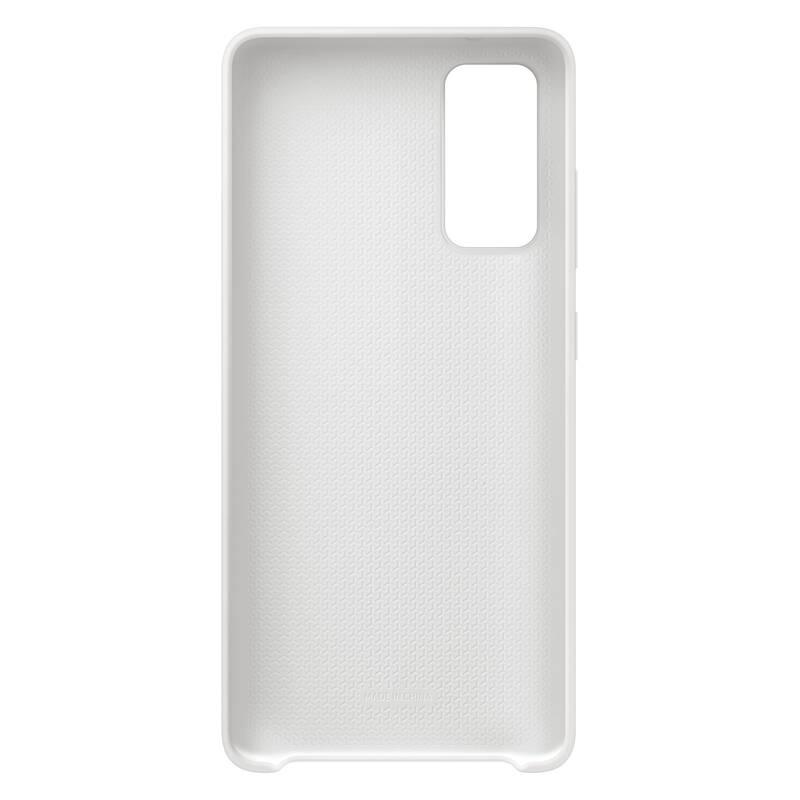 Kryt na mobil Samsung Silicone Cover na Galaxy S20 FE bílý
