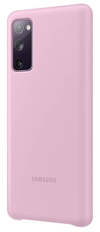 Kryt na mobil Samsung Silicone Cover na Galaxy S20 FE fialový