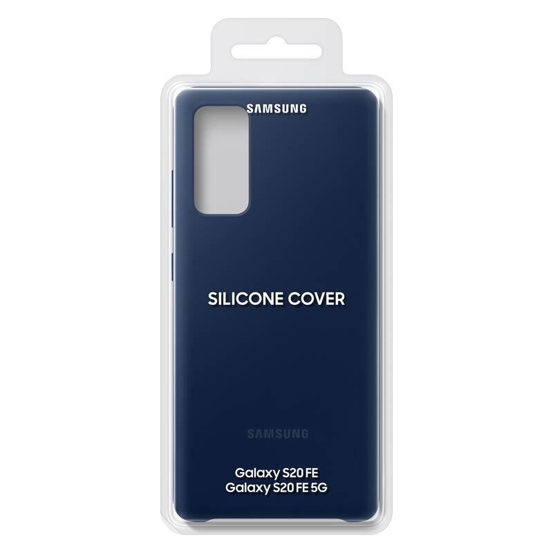 Kryt na mobil Samsung Silicone Cover na Galaxy S20 FE modrý