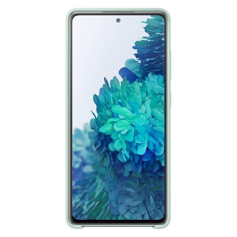 Kryt na mobil Samsung Silicone Cover na Galaxy S20 FE zelený