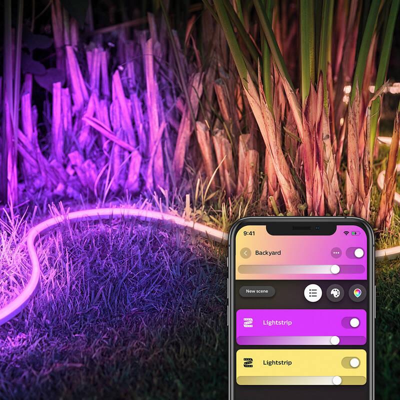 LED pásek Philips Hue Outdoor Strip 2m, White and Color Ambiance, LED, pásek, Philips, Hue, Outdoor, Strip, 2m, White, Color, Ambiance