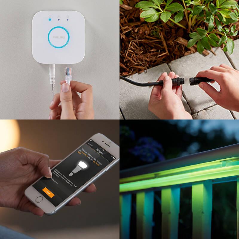 LED pásek Philips Hue Outdoor Strip 2m, White and Color Ambiance