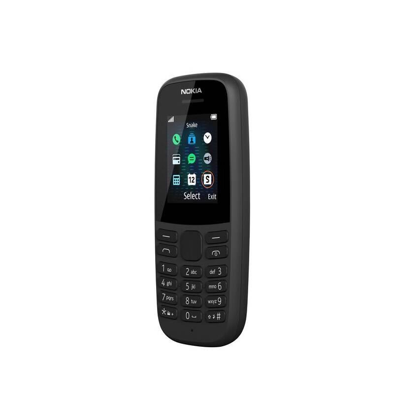 Mobilní telefon Nokia 105 černý, Mobilní, telefon, Nokia, 105, černý